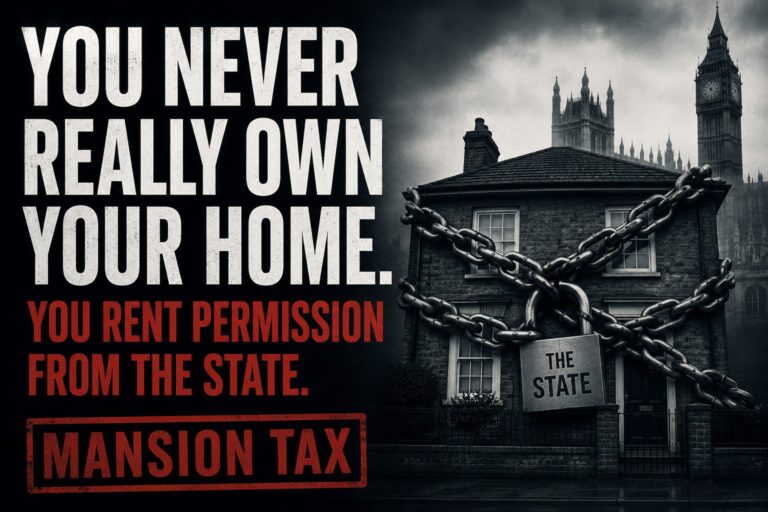 The Monstrous Evil of the “Mansion tax”!