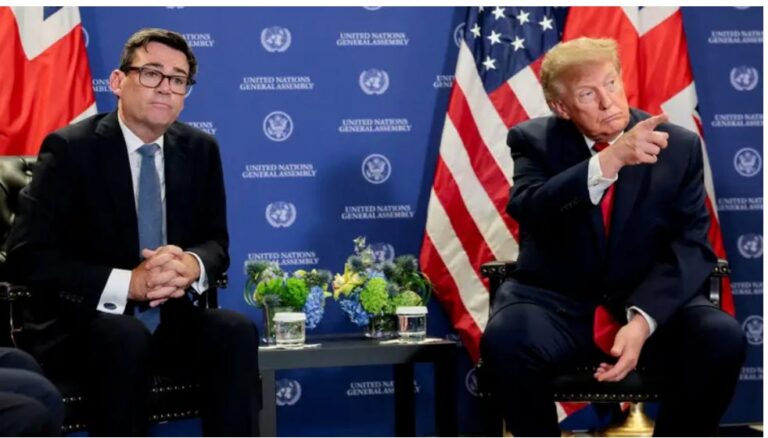 President Trump meets Mayor Burnham!